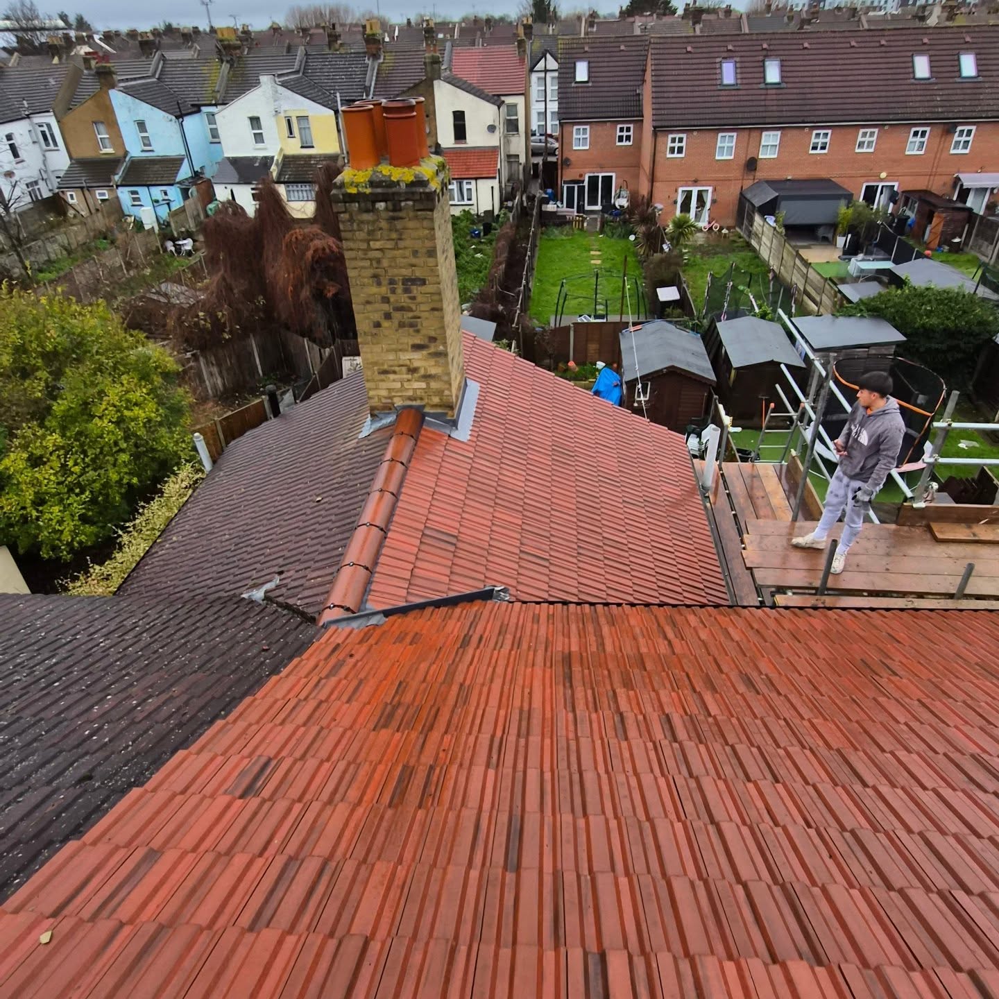 Concrete tile re-roof