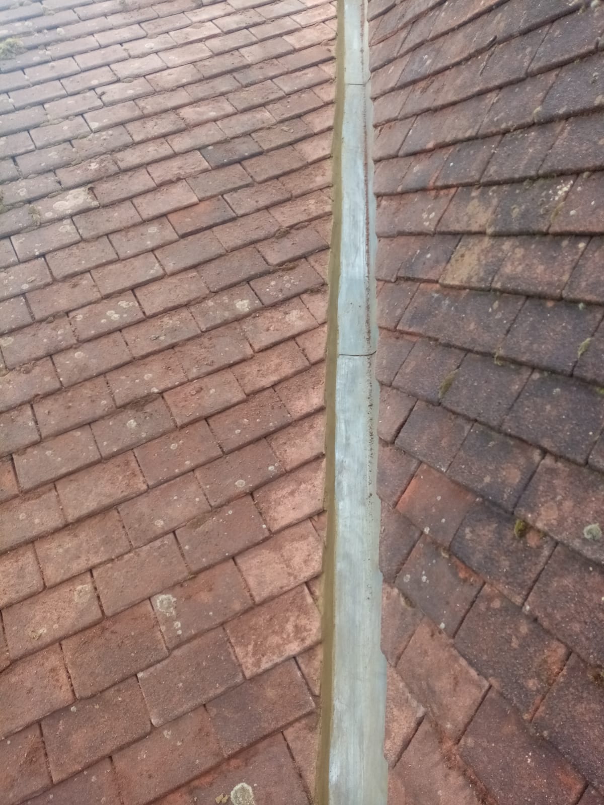 New lead valley installed